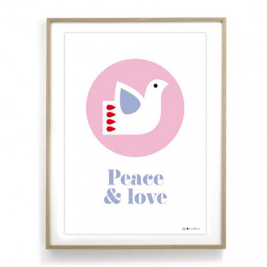 Affiche - Peace and love